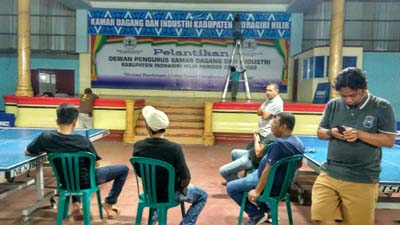 Persiapan Pelantikan Pengurus Kadin Inhil Capai 95 Persen